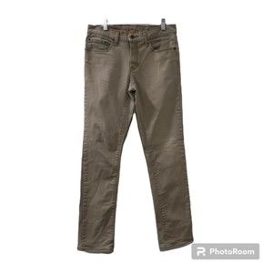 Urban Pipeline Mens Tan Khaki Max Flex Slim Straight Chino Pants Size 30 x 32